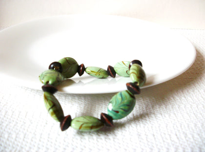 Vintage Green Stone Bracelet 91120