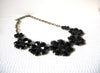 Retro Black Flower Necklace 91220