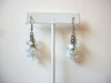 Retro Clear Frosted Glass Earrings 91320