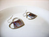 Retro Silk Heart Earrings 91320