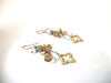 Retro Glass Rhinestone Earrings 91320