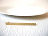 Vintage Gold Toned Bar Pin Brooch 91420