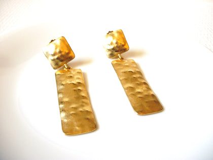Retro Massive Hammered Earrings 91220