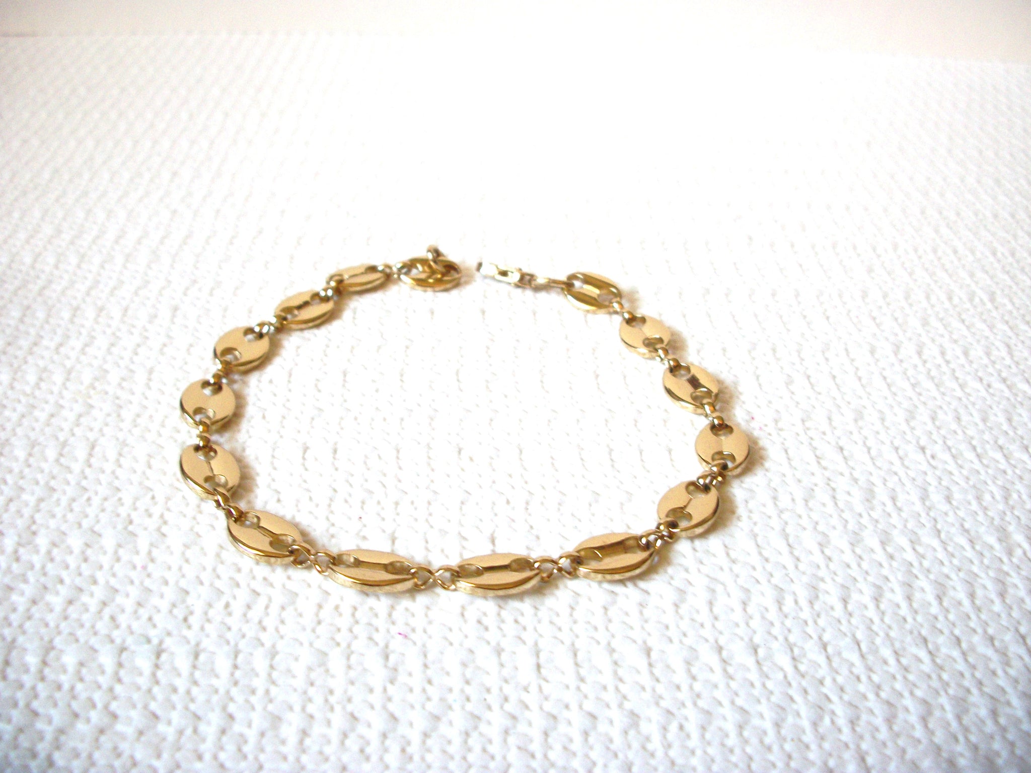 Retro Long Gold Toned Bracelet 91220