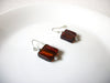 Retro Amber Glass Earrings 91420