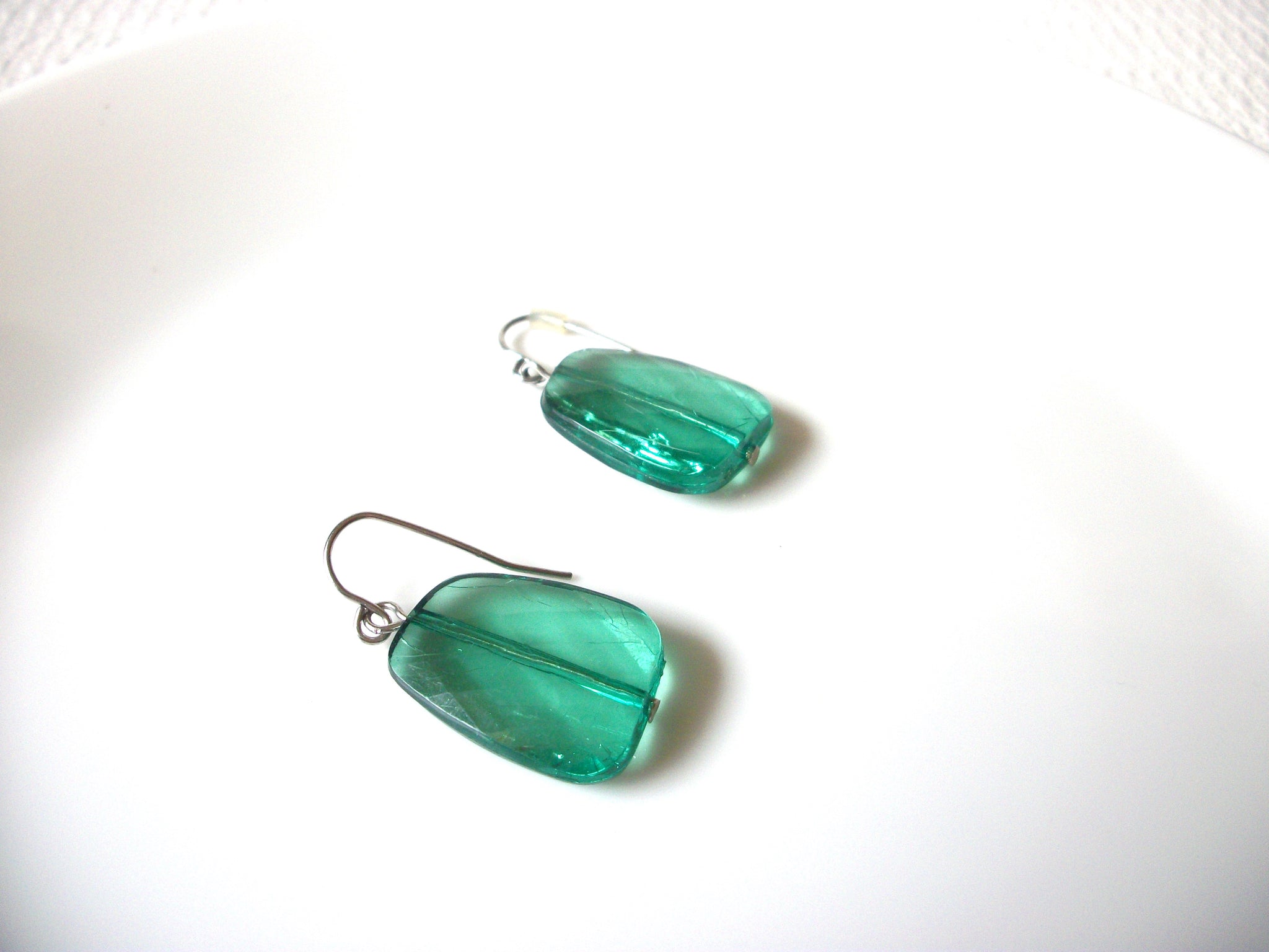 Retro Emerald Green Earrings 91420