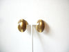 Retro High End Enameled Gold Toned Earrings 91420