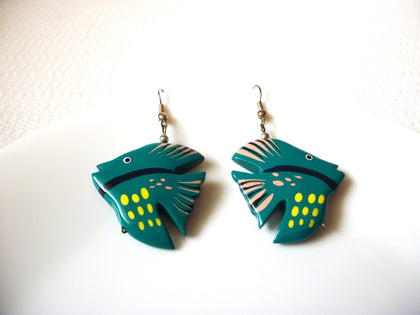 Hand Painted Fish Earrings 91520