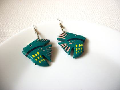 Hand Painted Fish Earrings 91520