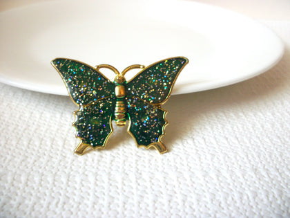 Vintage Shimmer Butterfly Brooch Pin 91520