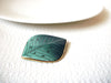 Vintage Porcelain Leaf Brooch Pin 91520