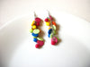 Retro Colorful Plastic Earrings 91520