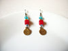 Retro Colorful Glass Earrings 91520