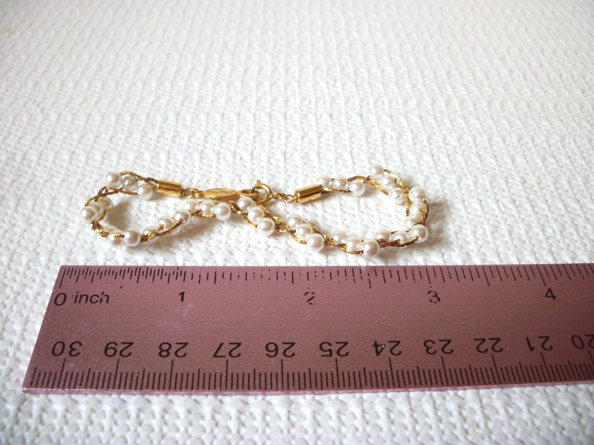 Vintage NAPIER Pearl Bracelet 91520