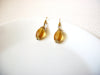 Retro Honey Gold Glass Earrings 91520