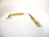 Retro Gold Yellow Glass Earrings 91520