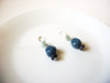 Retro Blue Dangle Earrings 91520