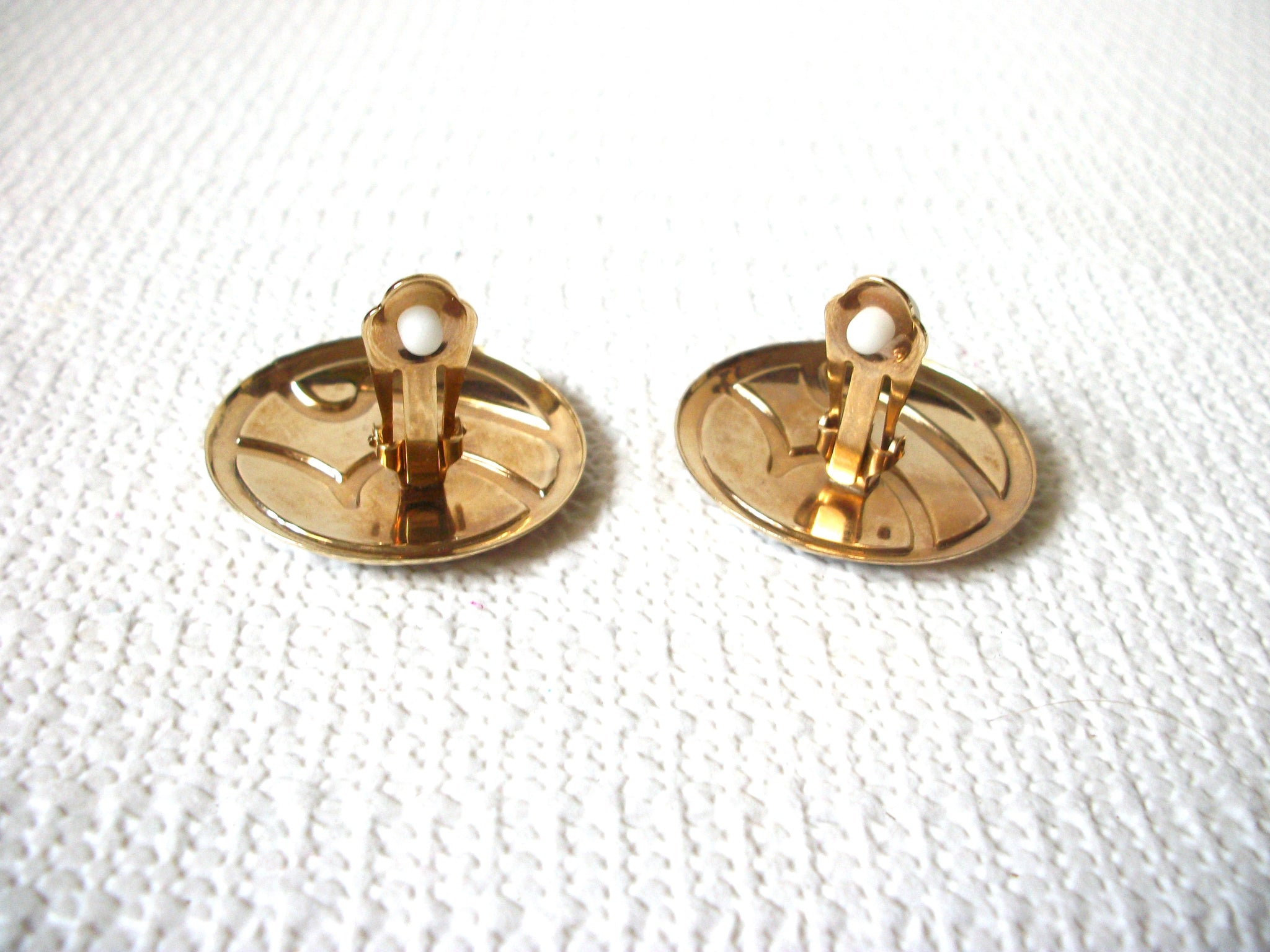 Vintage Enameled Earrings 91520