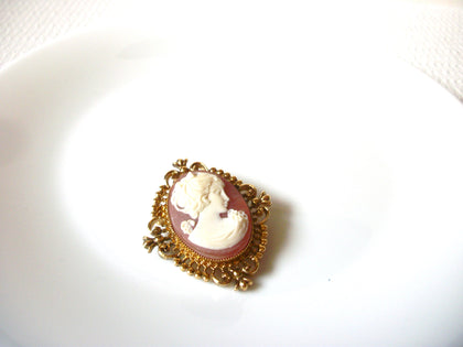 Vintage Victorian Cameo Brooch Pin 91520
