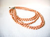 Retro Peach Multi Strand Necklace 91620