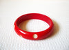 Retro Red White Polka Dots Bangle Bracelet 91620