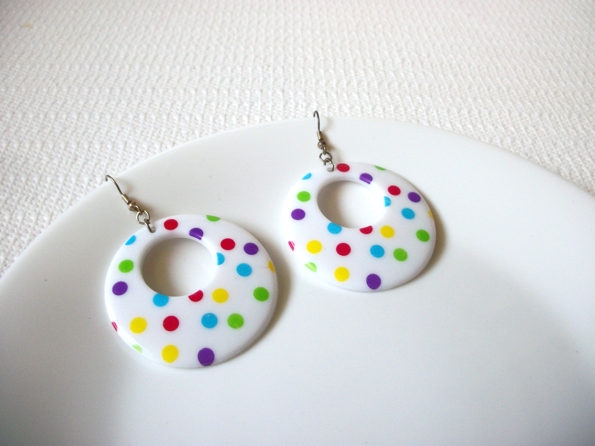 Retro Colorful Dangle Earrings 91620