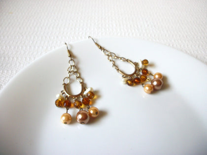 Vintage Glass Pearl Earrings 91620