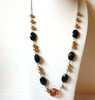 Retro Glass Pearls Glass Beads Necklace 91620