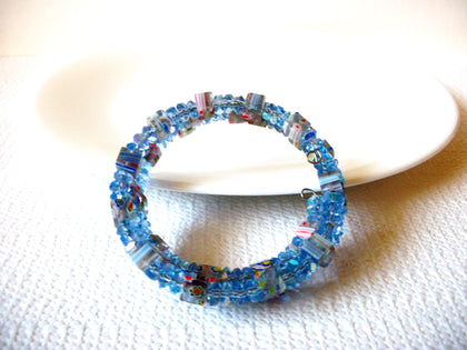 Retro Icy Blue Glass Bracelet 91820