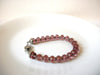 Retro Translucent Plum Glass Bracelet 91820