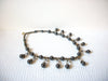 Retro Hematite Glass Necklace 91820