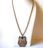 Vintage Owl Necklace 91920