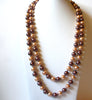 Vintage Glass Pearl Necklace 91820