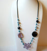 Retro Colorful Acrylic Necklace 91920