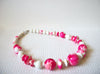 Retro White Pink Necklace 91920