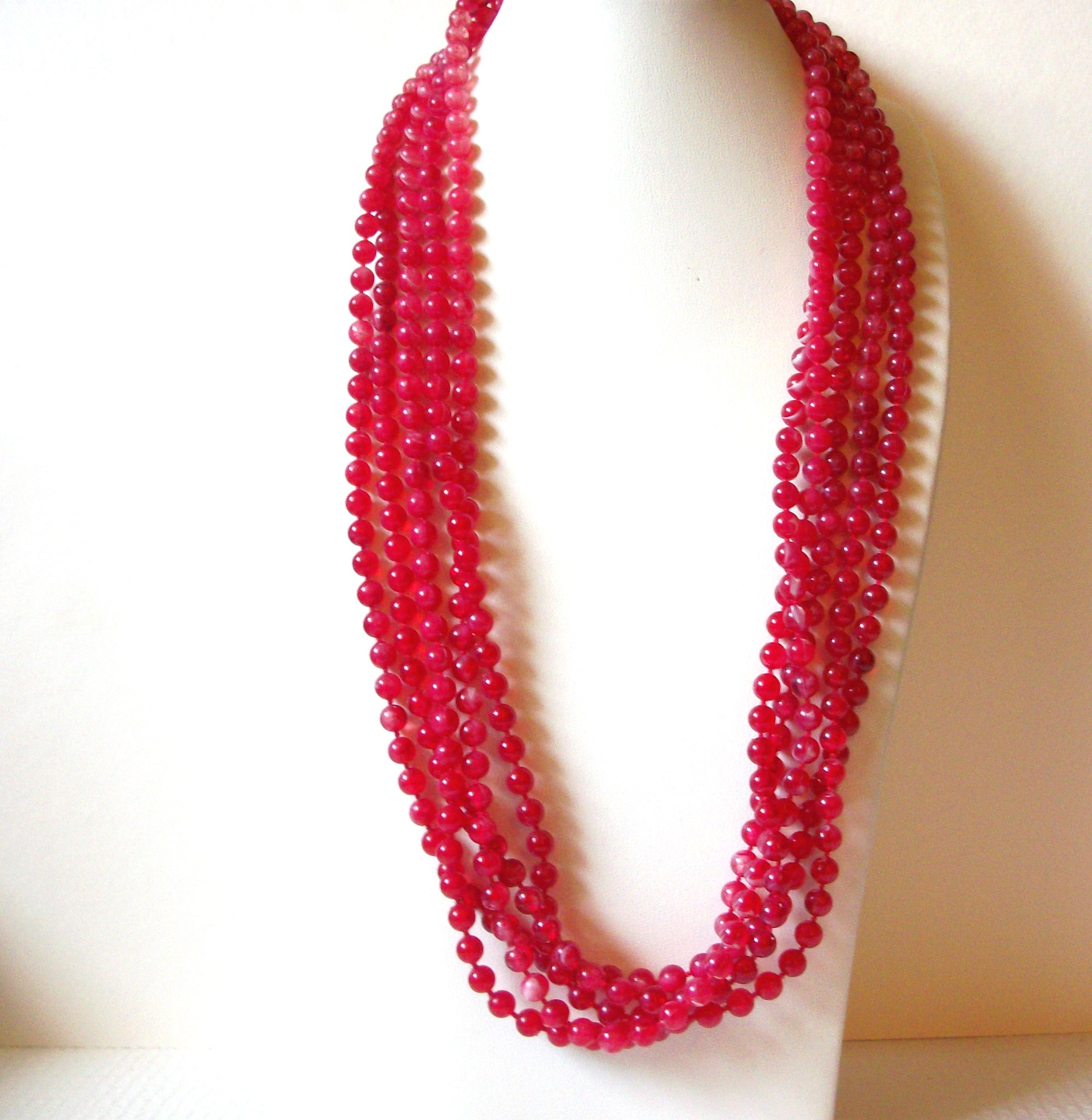 Vintage Red Necklace 92220