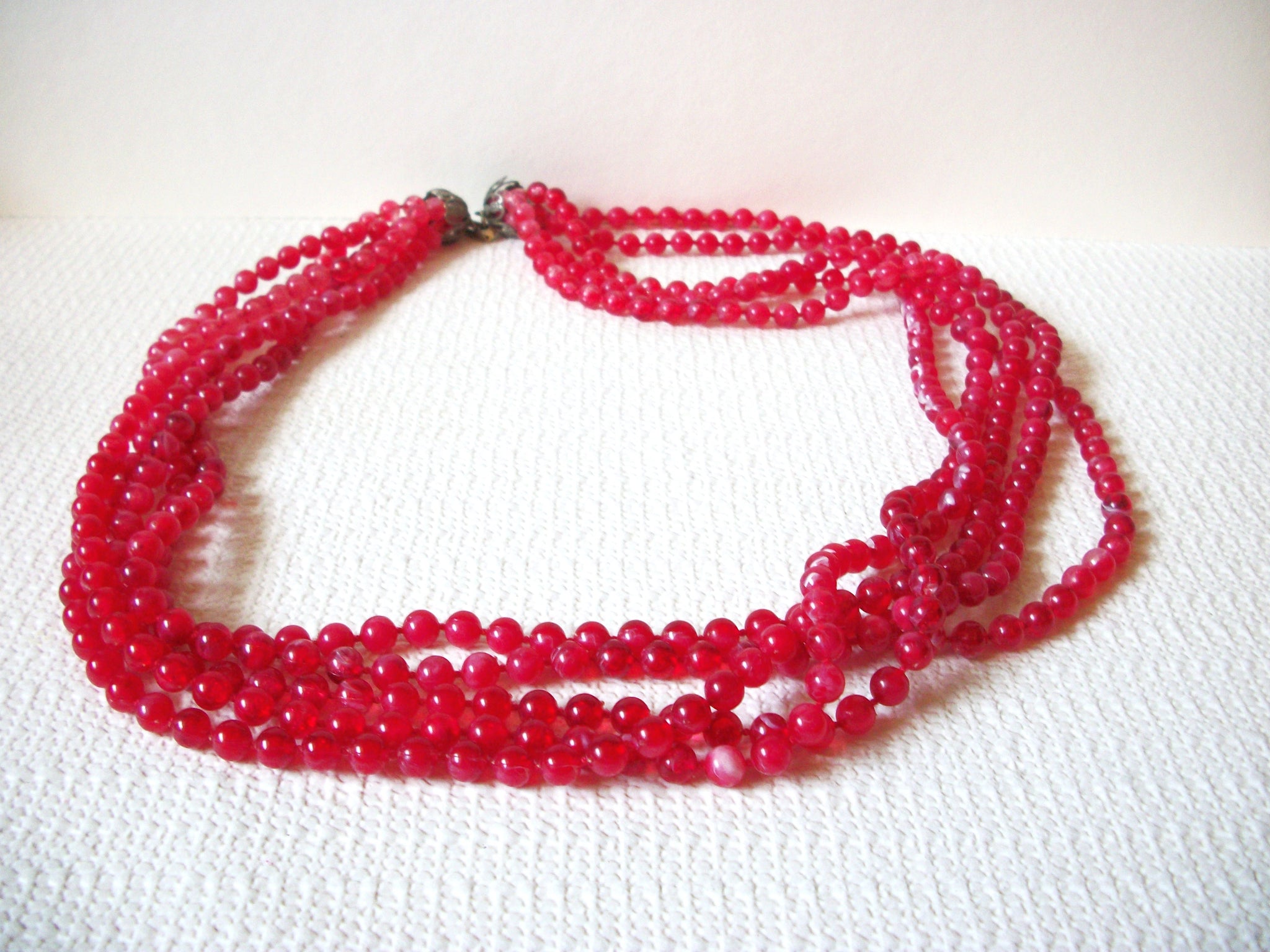 Vintage Red Necklace 92220