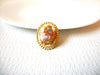 Vintage Glass Courtship Brooch Pin 92320