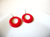 Retro Red Earrings 92320