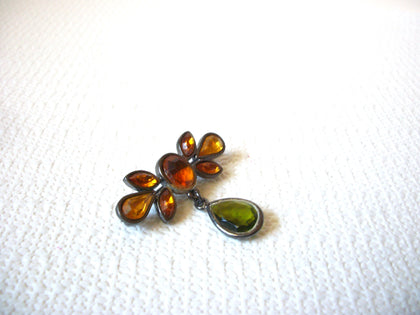 Vintage Victorian Rhinestones Brooch Pin 92320