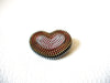 Vintage Heart Brooch Pin 92420