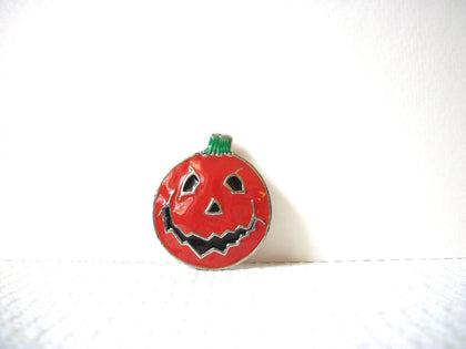 Vintage Scary Pumpkin Halloween Brooch Pin 92420