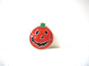 Vintage Scary Pumpkin Halloween Brooch Pin 92420