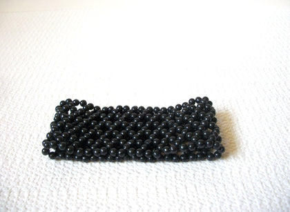 Vintage Black Glass Bracelet 92420