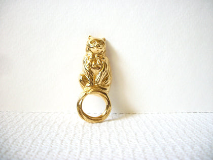 Vintage Cat Brooch Pin 92420