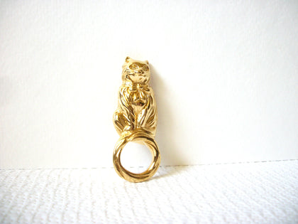 Vintage Cat Brooch Pin 92420