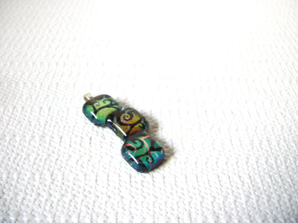 Vintage Colorful Dichroic Glass Pendant 92420