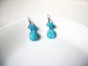 Retro Blue Glass Earrings 92420