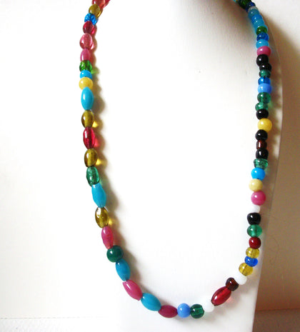Native Colorful Glass Necklace 92520
