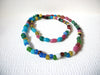 Native Colorful Glass Necklace 92520